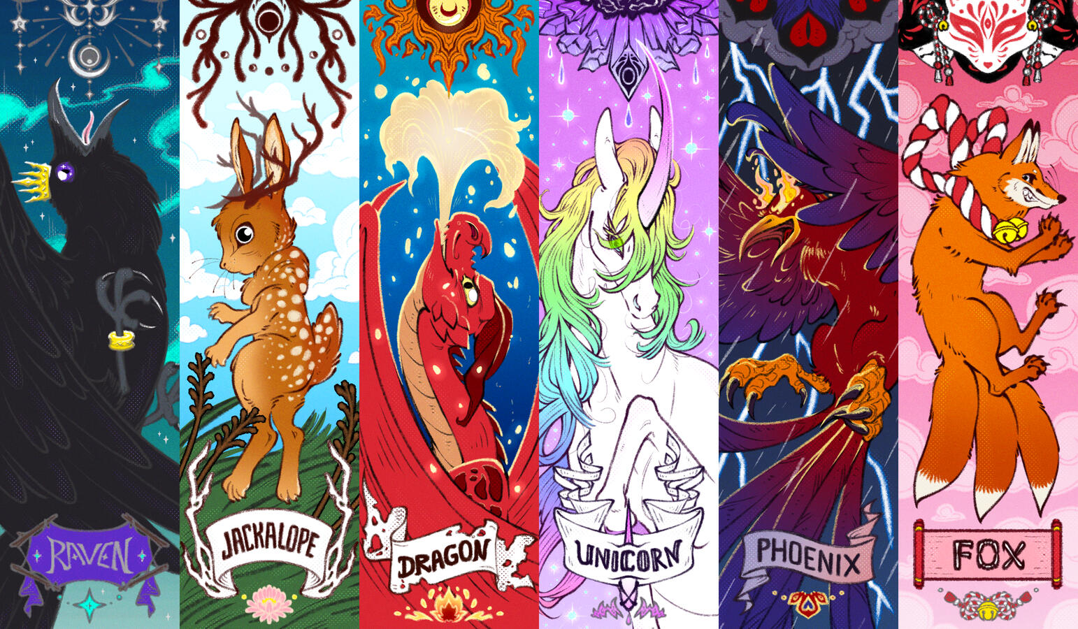 Mythical Beasts in Color Mythical Beasts in Color
